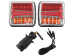 Juhtmevabade LED backlight set 12-24V 103x110x65mm