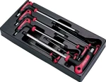 Hex wrenches set, plastic heads(8 pc) case