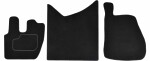 коврик  ( Комплект, велюр, 3шт., черный) Renault RVI PREMIUM 2 10.05-