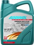 полностью синтетическое моторное масло addinol premium 0530 c3-dx 5w-30 5л