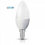 230V LED-lamppu E14 r37 7w 525lm lämmin valkoinen 3000k 37x100mm led2b