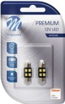 12v sv8.5-8 LED-polttimo 0.5w 31mm c5w canbus premium blister 2kpl.(osram led) m-tech