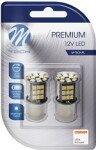12v ba15s led pirn 0.5w p21w canbus premium blister 2tk (osram led) m-tech