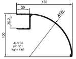 барьер ALU ( установка- вертикальный) 3M
