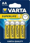 VARTA батарея SUPERLIFE AA R6P блистер упаковка 4 шт