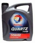 Osasynteettinen moottoriöljy Total Quartz 7000 10w-40 4L