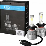 12v/24v h7 led-lampor set 40/80w px26d 6500k 10000lm 2st m-tech