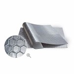 trokšņa paklājs siltuma aizsardzība alumīnija apmetums miodu50x50