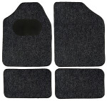 purvo kilimėlis tekstilinis universalus 1 tipo antracitas / 4 vnt./ /pol-gum/ 72, 5x48, 5 / 31x47, 5