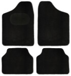 purvo kilimėlis tekstilinis universalus tipas-2 juodas / 4 vnt./ /pol-gum/ 69, 5x44, 5 / 40x44, 5