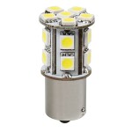 LED-polttimo 1kpl., 12V Hyper-Led kylmä valkoinen BA15s  (P21W)