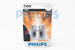 Philips BA9s-polttimopari T4W 12V 12929BL