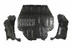 engine cover (kompletna; helikindlusega, Manualna, polyethylene, 3, Diesel) AUDI A3; SEAT LEON, TOLEDO II; SKODA OCTAVIA I; VW BORA, GOLF IV, NEW BEETLE 01.96-11.10