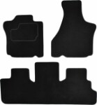 Põrandamatid ( komplekt, veluur, 4tk., värv must, pikk) CHRYSLER VOYAGER IV 02.00-12.08 kaubik