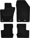 floor mats ( set, velour, 4pc., paint black) FIAT 500X 09.14- sedan