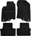 floor mats ( set, velour, 4pc., paint black) HONDA INSIGHT 04.09- sedan