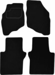 floor mats ( set, velour, 4pc., paint black) HONDA JAZZ II 03.02-07.08 sedan