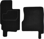 floor mats ( set, velour, 3pc., paint black, 6 seats) HONDA SHUTTLE 10.94-06.04 van