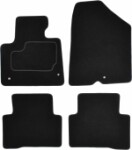 floor mats ( set, velour, 4pc., paint black, 5 seats) HYUNDAI SANTA FÉ III 09.12- suv/ Off-road