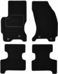 floor mats ( set, velour, 4pc., paint black) JAGUAR X- type 06.01-11.09 sedan