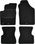floor mats ( set, velour, 4pc., paint black) KIA PICANTO 04.04- sedan