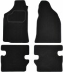 коврик  ( Комплект, велюр, 4шт., цвет черный) MAZDA BT-50 12.06-12.15 pick up