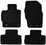 floor mats ( set, velour, 4pc., paint black) MAZDA CX-7 10.07-03.13 suv/ Off-road