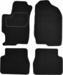 floor mats ( set, velour, 4pc., paint black, 4 to the door) MAZDA 6 01.02-12.08 sedan