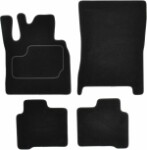 коврик  ( Комплект, велюр, 4шт., цвет черный, версия короткая) MERCEDES G (W461), G (W463) 12.00- suv/ Off-road