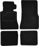 kangasmattosarja ( veluuri, 4kpl., väri: musta, versio lyhyt) MERCEDES S (W126) 10.79-06.91 porrasperä