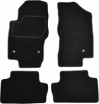 коврик  ( Комплект, велюр, 4шт., цвет черный, 5 сидений) NISSAN PATHFINDER III 01.05- suv/ Off-road