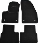 floor mats ( set, velour, 4pc., paint black) OPEL MERIVA B 06.10-03.17 van