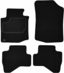 коврик  ( Комплект, велюр, 4шт., цвет черный) PEUGEOT 107 06.05-05.14 седан