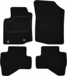коврик  ( Комплект, велюр, цвет черный) PEUGEOT 108 05.14- седан