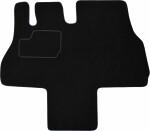 коврик  ( Комплект, велюр, цвет черный) PEUGEOT BOXER 03.94-04.02 микроавтобус