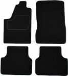 коврик  ( Комплект, велюр, цвет черный) PEUGEOT PARTNER 06.96-12.15 van