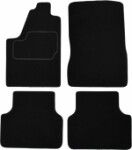 kangasmattosarja, veluuri, väri: musta PEUGEOT PARTNERSPACE 05.96-12.15 van