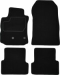 коврик  ( Комплект, велюр, 4шт., цвет черный) RENAULT MODUS 09.04- седан