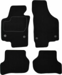 коврик  ( Комплект, велюр, 4шт., цвет черный) SEAT ALTEA, ALTEA XL 03.04- седан