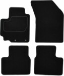 коврик  ( Комплект, велюр, цвет черный) SUZUKI SWIFT IV 10.10- седан
