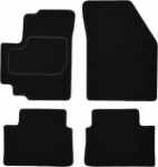 floor mats ( set, velour, 4pc., paint black) SUZUKI ALTO 01.09- sedan