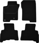 floor mats ( set, velour, 4pc., paint black, 5; 7 seats) TOYOTA LAND CRUISER PRADO 08.09- suv/ Off-road