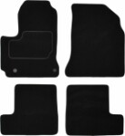 floor mats ( set, velour, 4pc., paint black, 5 to the door) TOYOTA RAV 4 III 11.05- suv/ Off-road