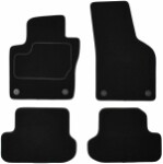 коврик  ( Комплект, велюр, 4шт., цвет черный) VW BEETLE 04.11-07.19 седан