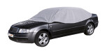 Waterproof protective car upper part kate durable kahjulikele ilmastikutingimustele; three layer, paint: grey, dimensions: XL; 2,95x1,3 m
