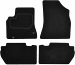 floor mats ( set, velour, 4pc., paint black) CITROEN BERLINGO 04.08- van