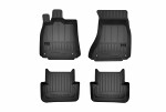 floor mats ( set, rubber, 4pc., paint black) AUDI A4 11.07-12.15 combi/ sedan