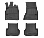 floor mats ( set, rubber, 4pc., paint black) AUDI A6, A6 ALLROAD 11.10-09.18 combi/ sedan