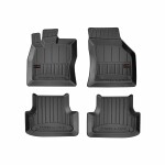 floor mats ( set, rubber, 4pc., paint black, 3 to the door) AUDI A3 04.12- hatchback/ combi