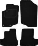 Põrandamatid ( komplekt, veluur, värv must) PEUGEOT 207 CC 02.07- cabrio/coupe